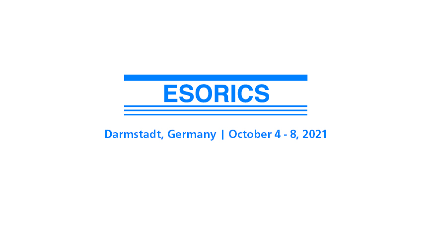 ESORICS 2021
