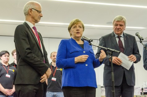Prömel, Merkel, Bouffier