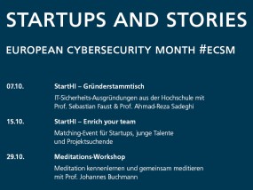 European Cybersecurity Month 2020 - Startups and Stories