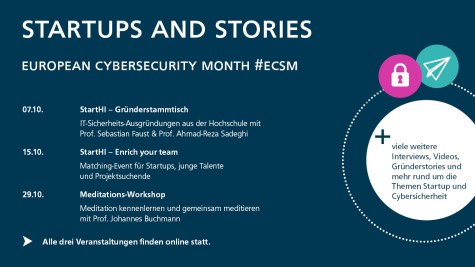 European Cybersecurity Month 2020 - Startups and Stories